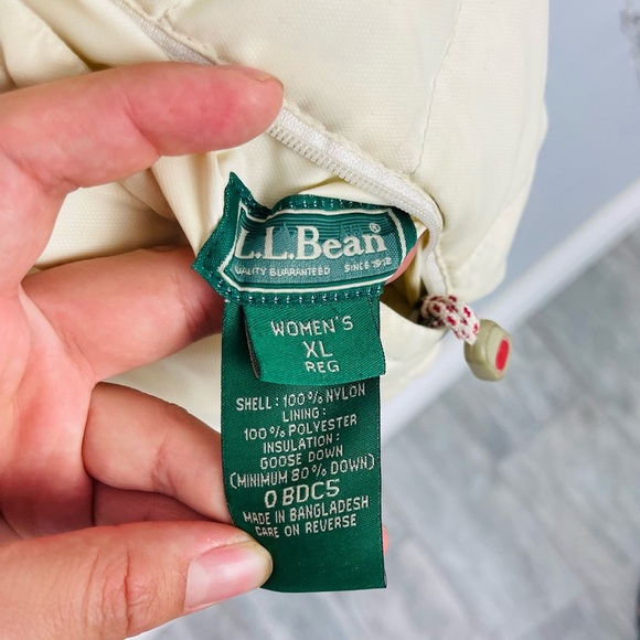 LL Bean Red Floral Quilted Puffer Reversible Snow Winter Jacket - Picture 14 of 14